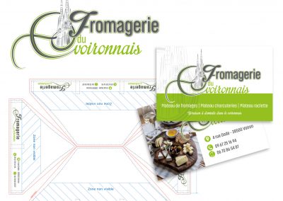 Conception d'un logotype et application sur une enseigne.